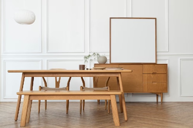 meja makan minimalis modern